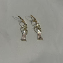 Load image into Gallery viewer, Santa muerte tri earrings
