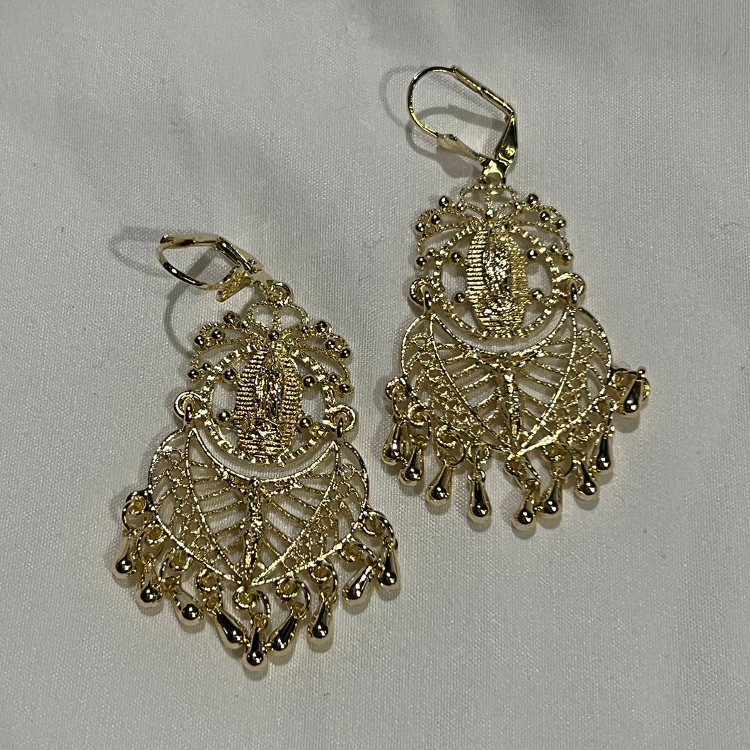 Virgincita dangling earrings